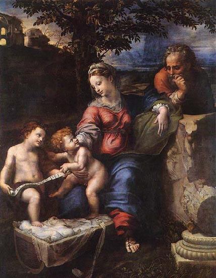 RAFFAELLO Sanzio Holy Family below the Oak Sweden oil painting art